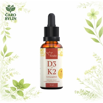 Serafin Vitamíny D3 + K2 Kvapky 30 ml
