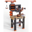 Smoby Black + pracovní stůl Decker s jeřábem