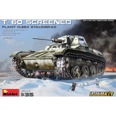 MiniArt T-60 Screened Plant No.264,Stalingrad Interior Kit 1:35