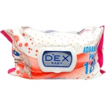  DEX бебешки мокри кърпи, 120 броя, 530гр, Sensitive