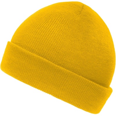 Myrtle Beach pletená zimná detská čiapka MB7501 Zlato žltá