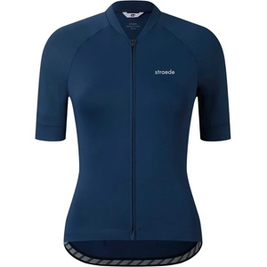 straede Дамска фланелка с къс ръкав за колоездене Straede Women's Kaern Jersey Cycling jersey - Deep Blue (156-3075-0214)