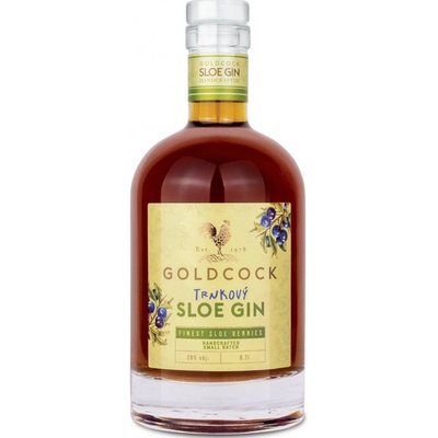 GOLDCOCK Trnkový gin 28% 0,7 l (holá láhev)