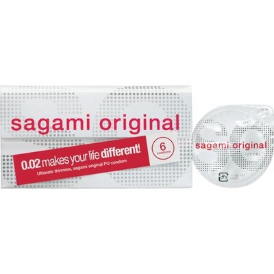 Sagami Original 0.02 - презервативи - 55мм (6бр)