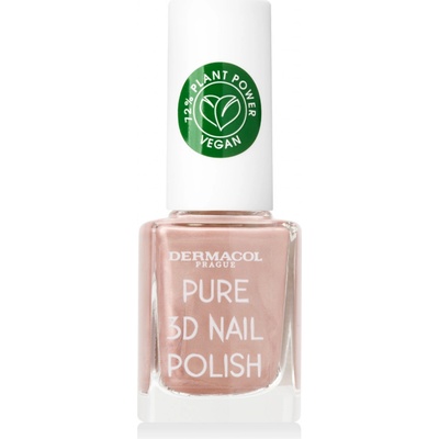 Dermacol Pure 3D Nail Polish Lak na nehty s 3D efektem 06 Natural Pearls 11 ml – Zboží Dáma