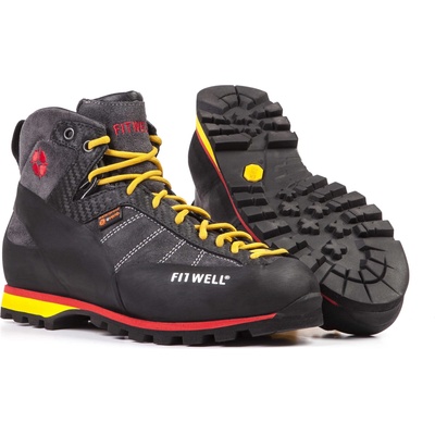 Fitwell big wall f6000/1 СЪБИТИЕ / Мъжки технически обувки за виа ферата - антрацит 10 uk (fitw00120)