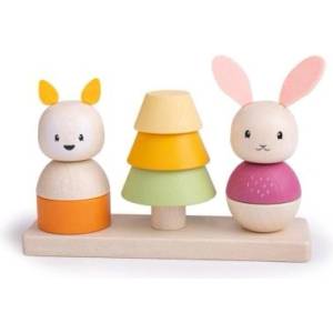 Bigjigs Toys Играчка за подреждане - Горски животни (34018)