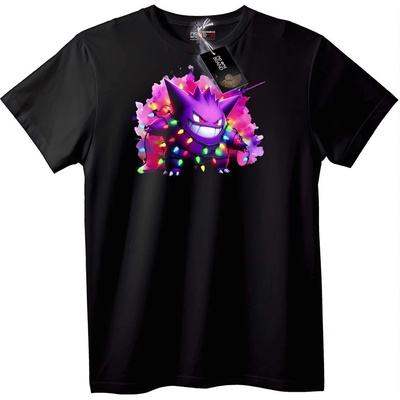 NOONEBRAND Тениска Gengar Светлинно Шоу - 2XL, Black