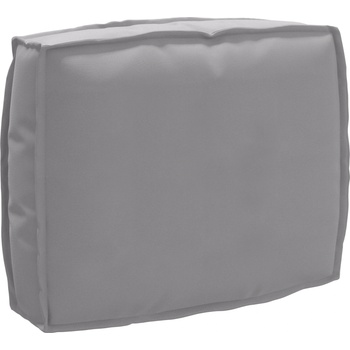 vidaXL Възглавница за палетна облегалка Сив 50 x 40 x 12 cm (42001459)