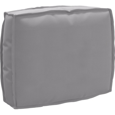 vidaXL Възглавница Сив 50 x 40 x 12 cm Оксфордска тъкан (42001459)