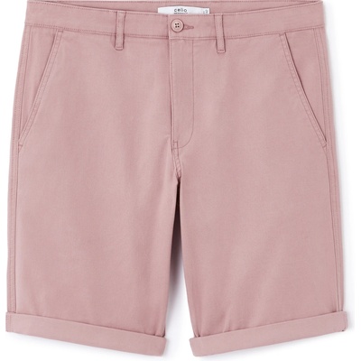 Celio Kraťasy chino Bochinobm pánské růžová