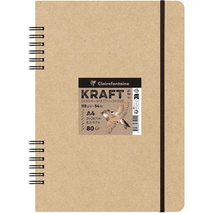 Clairefontaine 975941C Скицник 80 A4 115 g (975941C)