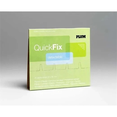 PLUM Náhradné náplaste "Quick Fix", 45 ks s modrými kovovými vláknami, PLUM