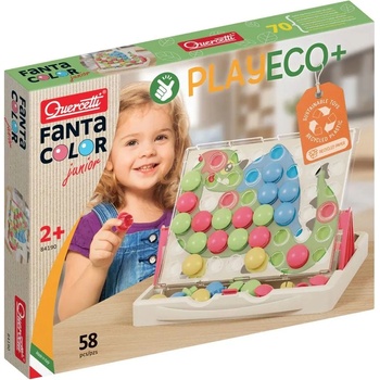 Quercetti Мозайка Quercetti - Fantacolor Junior Play Eco, 58 части (84190)