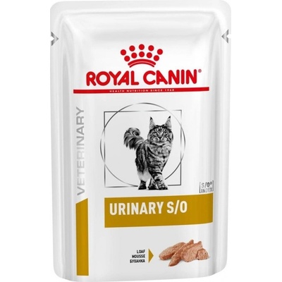 Royal Canin Veterinary Diet Cat kaps. Urinary S/O paštika Loaf 12 x 85 g