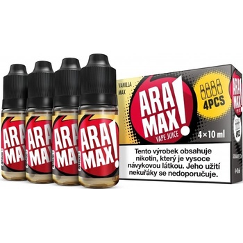 Aramax Max 4Pack Vanilla Max 4 x 10 ml 12 mg