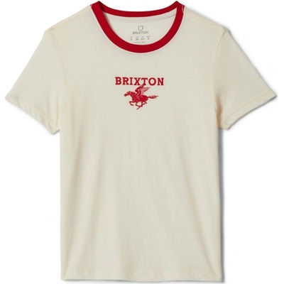 BRIXTON tričko Pegasus Slim Crew Tee Vintage White VIWHT
