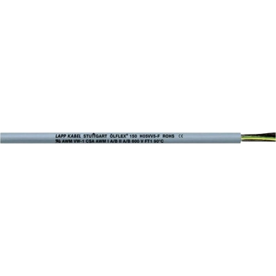 Lapp ÖLFLEX® 150 QUATTRO 15105/600 riadiaci kábel 5 G 0.75 mm² 600 m sivá