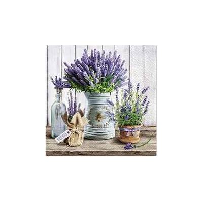 PAW Obrúsky L Lavender in Bucket 25x25cm