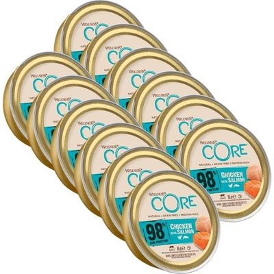 Wellness CORE 98% Duo Protein chicken & salmon 12 x 85 g
