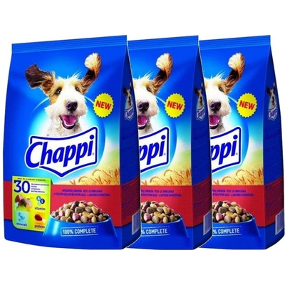 Chappi s hovězím masem drůbeží a zeleninou 3 x 9 kg
