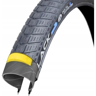 Black1 28x2,00 opona 50-622 s ochranou proti prepichnutiu 700x50C 29x2,0 široká