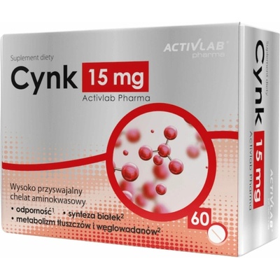 Activlab Pharma Zinc 15 mg 60 tabliet