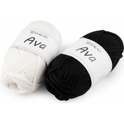Pletací příze Ava / kulatá k výrobě tašek a košíků 100 g - 1 Off White