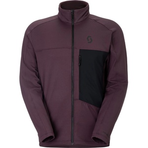Scott Мъжко поларено яке Scott Jacket Defined Mid Fleece jacket - Cocoa Red / Black - размер XL (005-7753-0214)