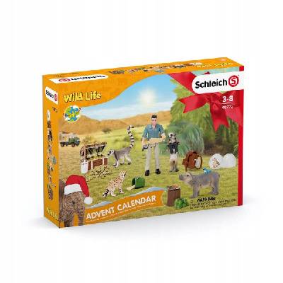 Schleich Africká zvířata 98272 Adventný kalendár