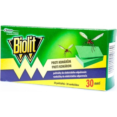 Biolit náhradní polštářky do elektrického odpařovače 30 ks