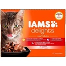 Iams Cat Multibox zo suchozemského mäsa 12 x 85 g