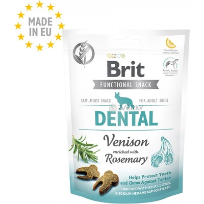 Brit snack Dental venison & rosemary 150 g