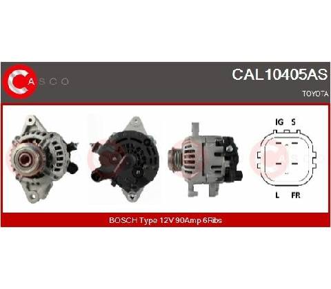 Alternátor CASCO CAL10405AS