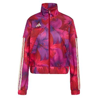 Яке Adidas X Farm Rio House Of Tiro tracksuit jacket - Red (Bahia Magenta / Active Maroon / Crystal Linen)