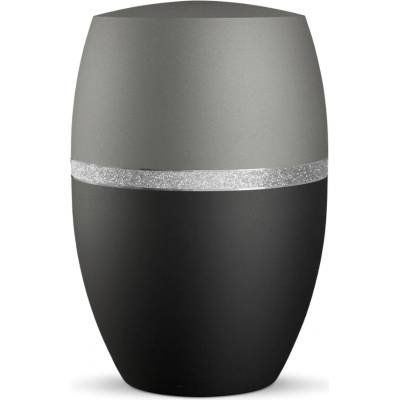 Ekologická urna Glamour Silver - Čierna/Sivá