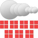 Image 1 of vidaXL Комплект стенни огледала от 7 части, кръгли (245692)