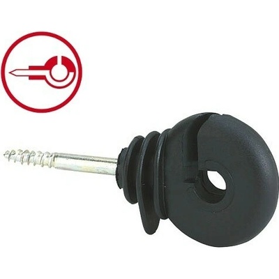 3398 AKO 131 DS Izolátor pro elektrické ohradníky s průchozím vrutem 5,3 mm