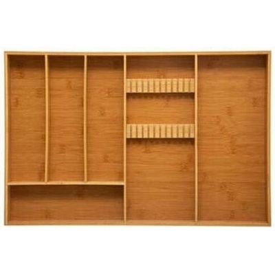 5Five® Organizér na příbory, bambusový příborník s prostorem na nože TIROIR, 58 x 38 cm