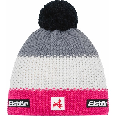 Eisbär Star Pompon MÜ 142/Pinkmeliert/White/Graumele