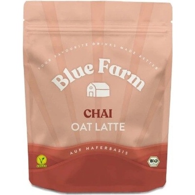 Blue Farm Ovesné chai latte BIO bezkofeinové latte s reishi skořicí a kardamomem 300 g
