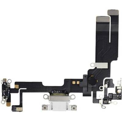 AppleKing nabíjecí a audio flex konektor pro iPhone 14 - bílý