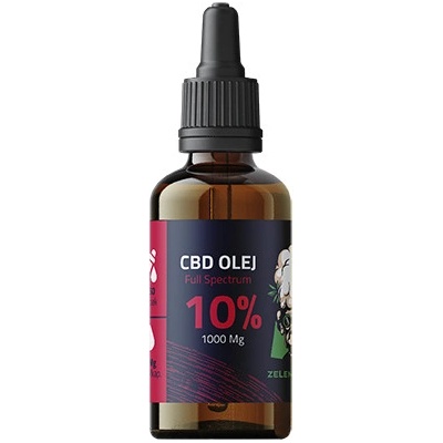 Zelená Bába CBD olej 10% 1000 mg 10 ml