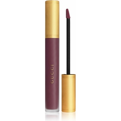 Gucci Gucci Beauty Rouge à Lèvres Matte Lipstick matný tekutý rúž 607 Vanessa Violet 6,5 ml