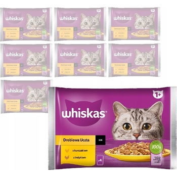 Whiskas hydinový výber kura a morka v šťave 4 x 85 g