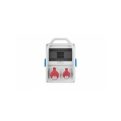 Switchgear R-BOX 300 9S 1x32A/5P, 1x16A/5P, 2x250V, empty window IP44 B. 18.300-7