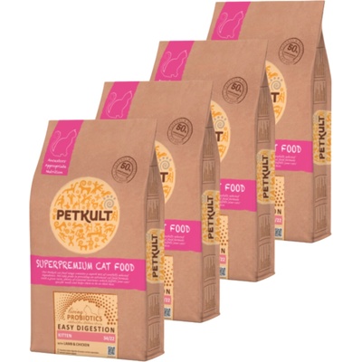 PETKULT cat PROBIOTICS KITTEN 4 x 2 kg