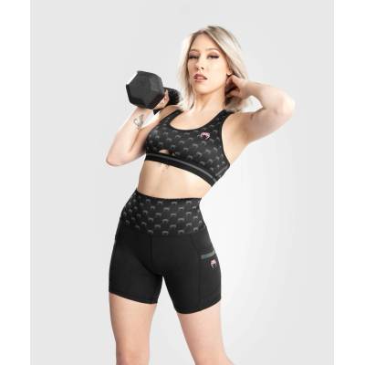 Venum dámske kompresné šortky Monogram Black/Pink Gold
