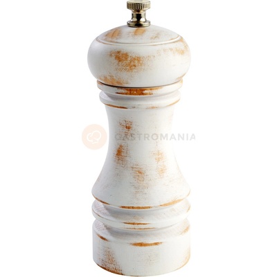 APS Professional Vintage Mlynček na korenie biely 15 cm