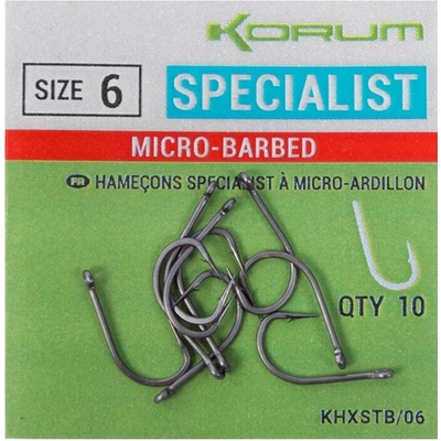Korum Xpert Specialist Hooks vel.6 10 ks
